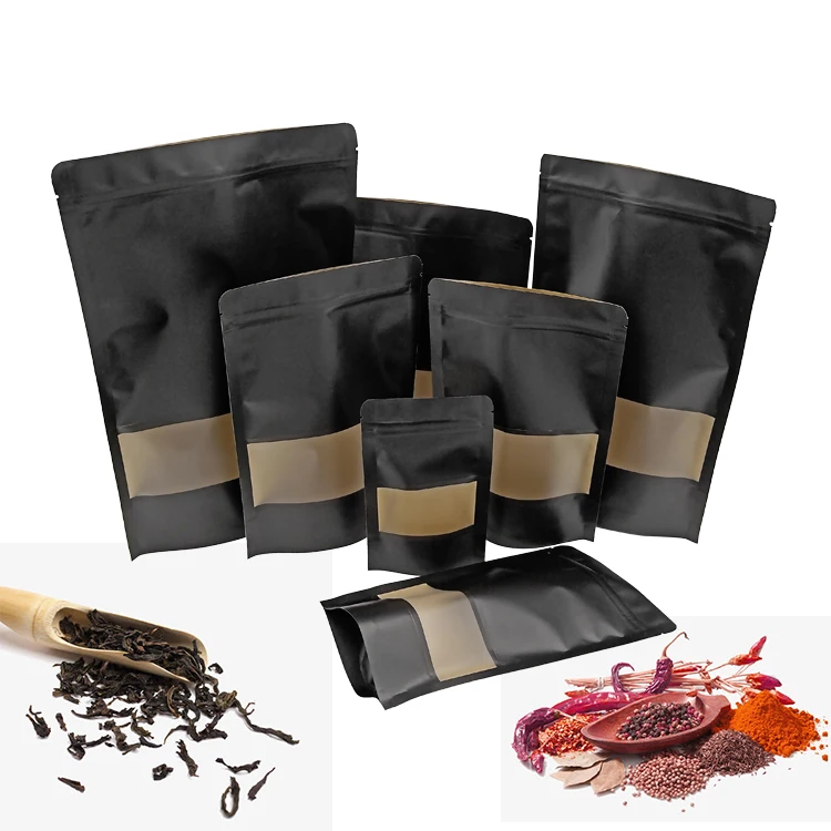 Different sizes kraft paper bags logo storage bag in stock