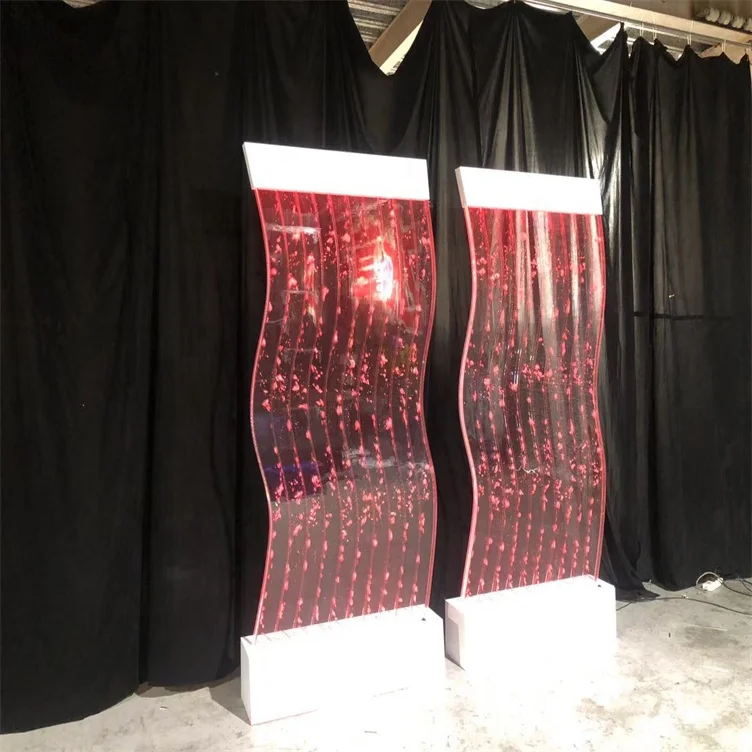 Hot popular S design acrylic water bubble wall room dividers&screens