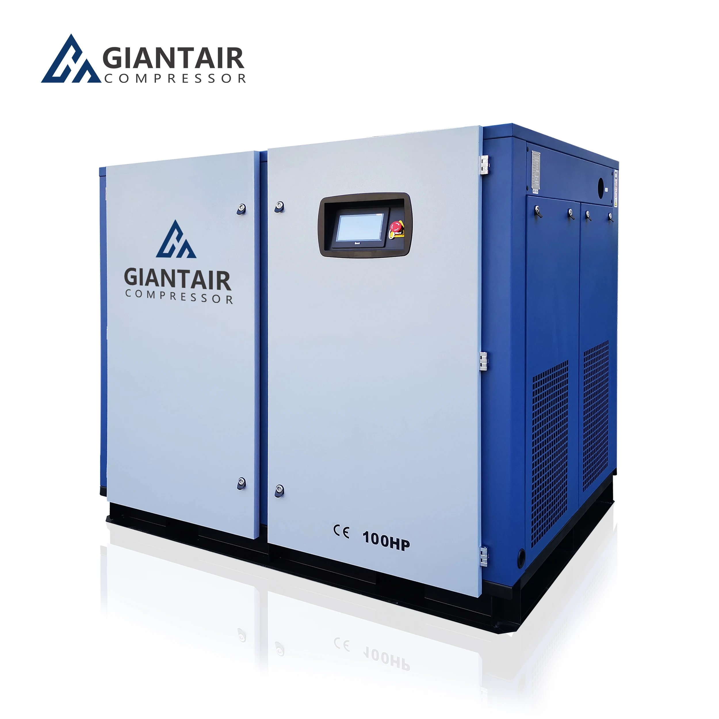 GiantAir The factory price 16bar Combined high pressure screw air compressor 16bar gas compressor for laser machine