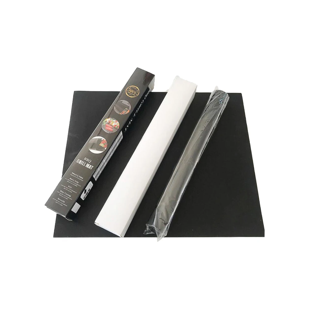 High Quality Portable BBQ Grill Fire Pit Mats Non-Stick Heavy Duty Mats Reusable BBQ Grill Mat