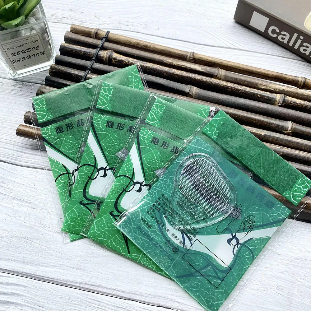 Comfortable PU and gel insoles, adjustable design and breathable non slip transparent invisible front foot pads