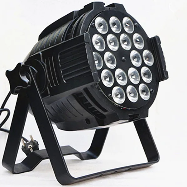 18 светодиодов RGBWA УФ 4 дюйма 5 в 1 6 dj Клубная сценическая шайба par can flat light сценическое освещение
