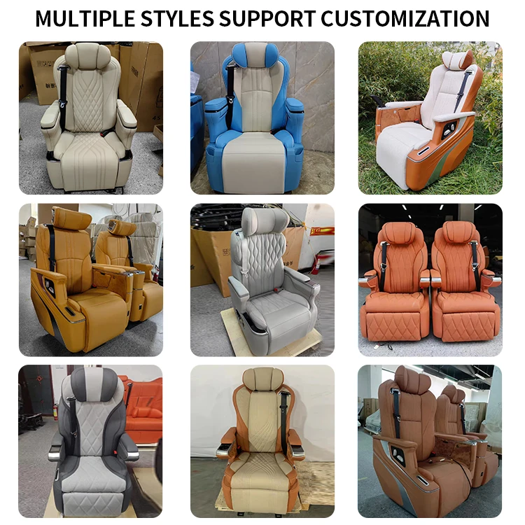 Popular Automotive Upgrading Interior Adjustable Luxury Van Seat With Table V Class Seats For Mercedes Benz