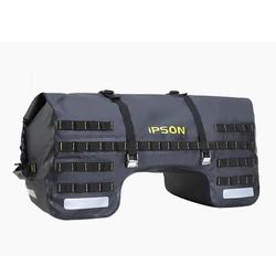IPSON Waterproof Motorcycle  Bag  Roll Top  Motorcycle back seat bag Accept Customized  Logo