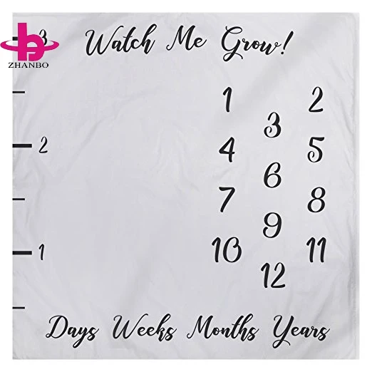 Top 100 Sellers Baby Milestone Blanket Newborn Photography Background Prop For Beautiful Baby Photos