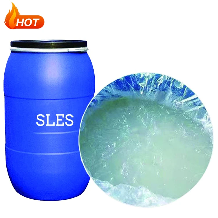 SLES 70% surfactant, dish soap laundry detergent raw material, fatty alcohol polyoxyethylene ether sodium sulfate
