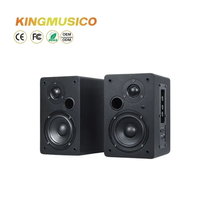 Professional Hi-Fi Bookshelf Monitor Speaker - Ideal for Studio, Sitting Room, Bedroom, Study, and Home Theater System
