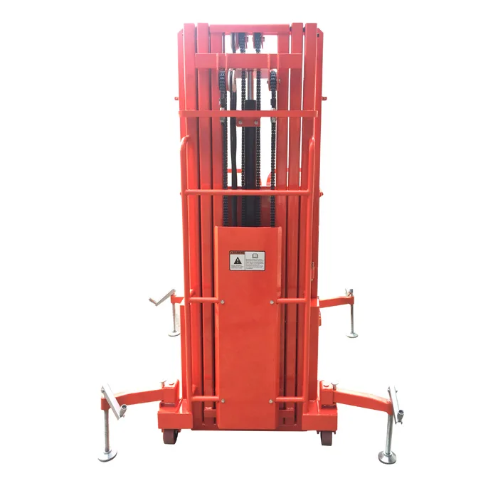 Высокая Полу Электрический низкий уровень Центрально-Штабелер