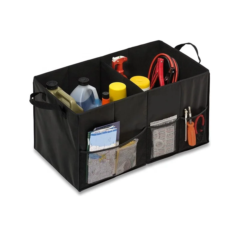Black Folding Car Trunk Organizer Car Accessories Organizer for Storage