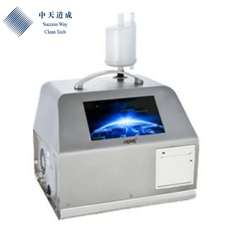 2.83 28.3 50 100 Liter Inflow Air Particle Counter Portable Dust Laser Optical Air Particle Counter 100 Liter For Clean Rooms