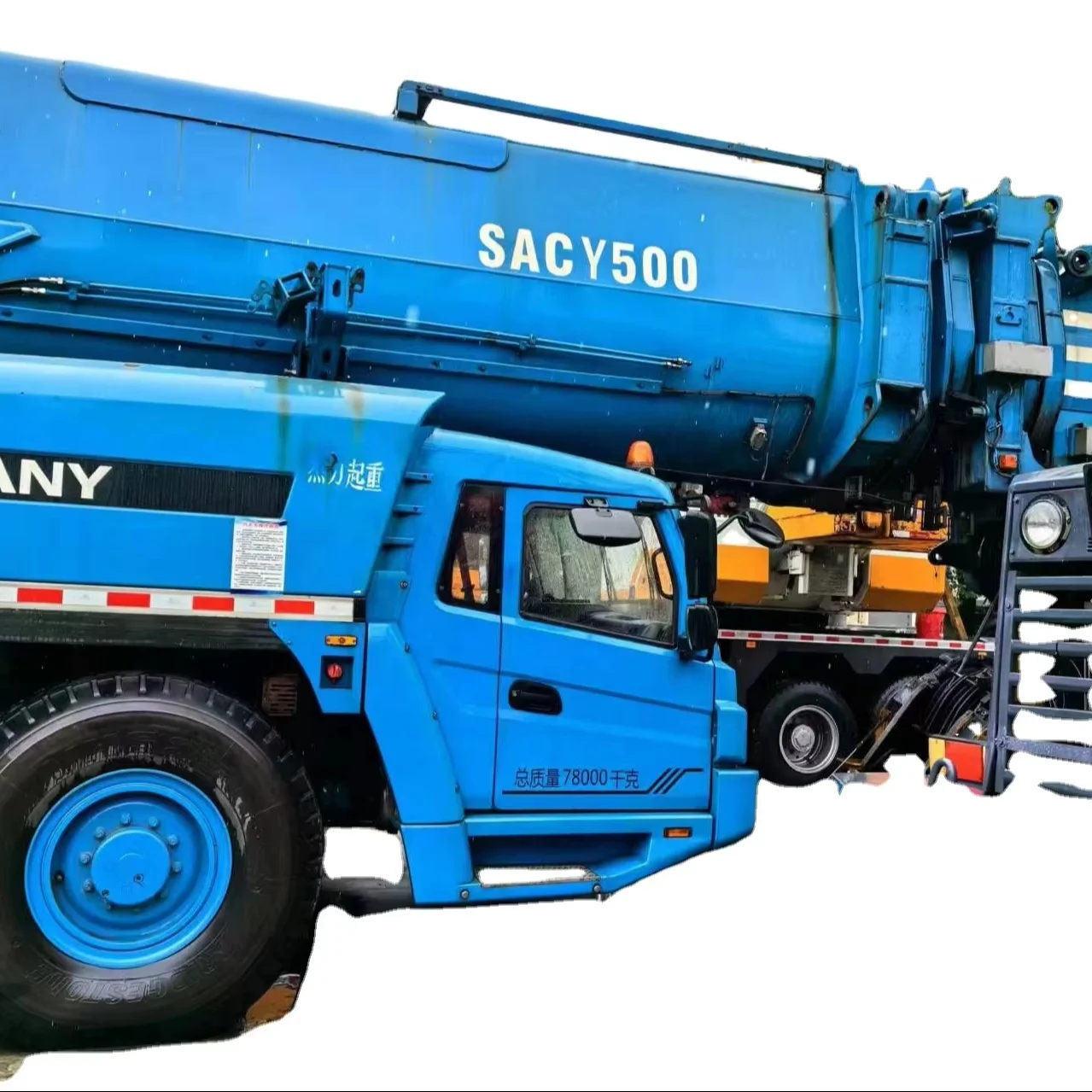 Лидер продаж хорошее состояние китайский бренд sany 500 тонн вездеходный кран подъемный мобильный автокран Подержанный SANY SACY500