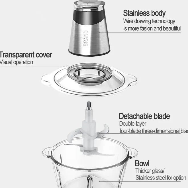 kitchen appliance electric meat shredder Meat Grinders & Slicers yam pounder food chopper