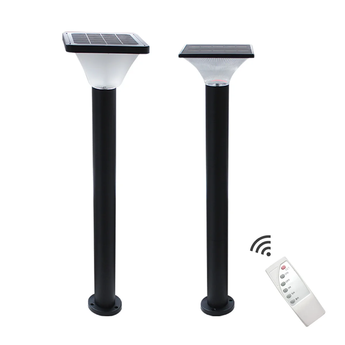 Die-Cast Aluminum LED Solar Garden Light with Daylight Sensor and Three Color Temperatures for pathway