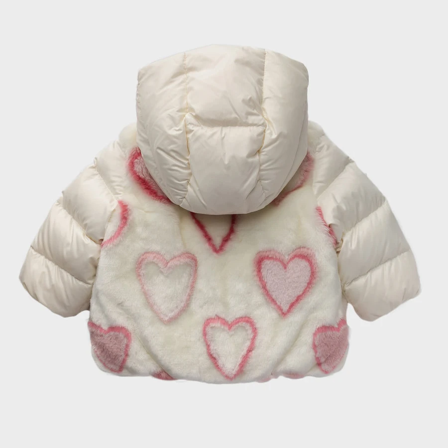 New Winter Kids Clothes Warm Hooded Down Jacket Children Custom Logo Puffer Jacket Coats