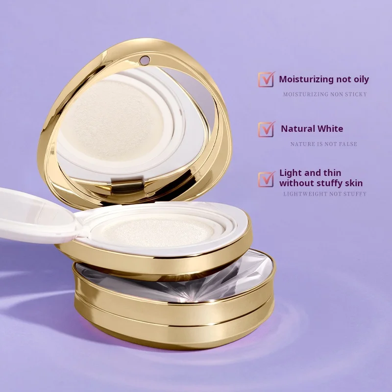 Plain face isolation sun protection air cushion concealer waterproof sweatproof nude makeup lasting moisturizing cushion BBcream