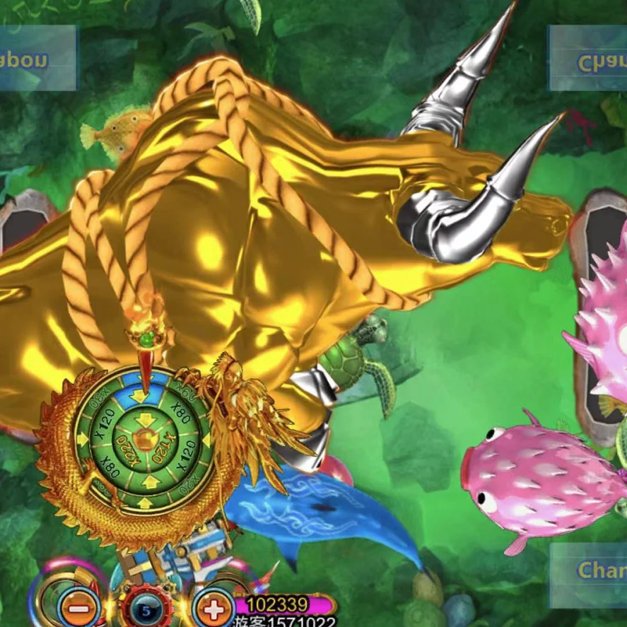 Fire Kirin multi fish game table fishing hunter gambling machine video game software for sale