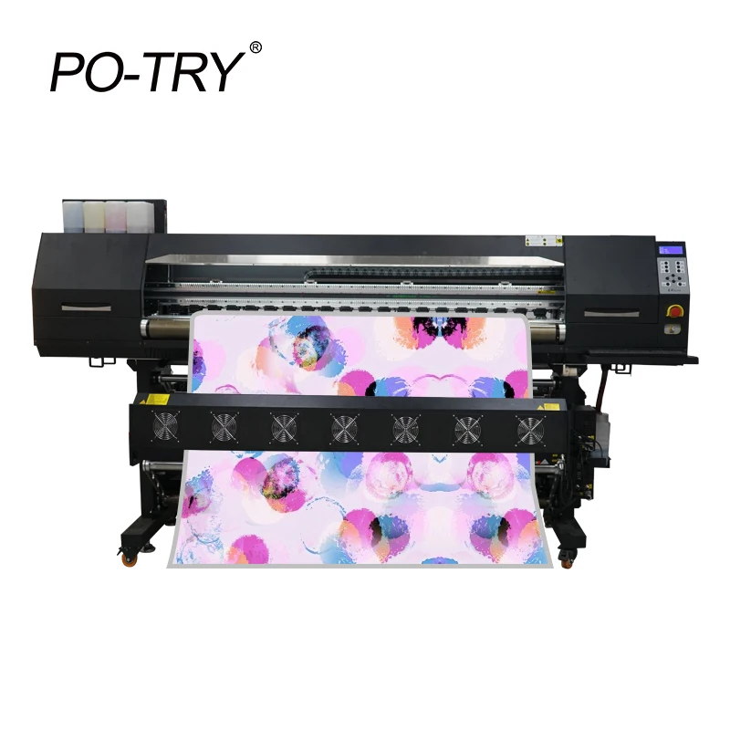PO-TRY 8 HEADS  heat transfer printing sublimation printer for textile  with i3200  printhead