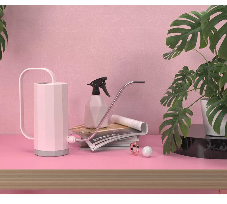 RUIPU wholesale 1200mL big watering can plastic large long nozzle watering pot for flowers  arrosoir plastique