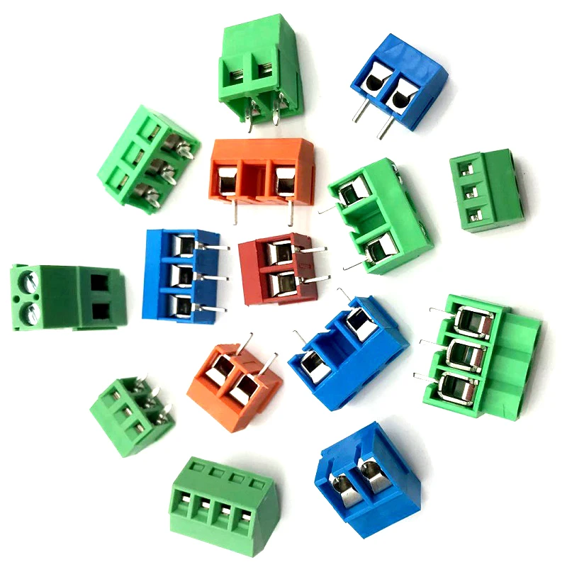 AOSI медный клеммный блок шаг 5 мм для Pcb 0 салон arduino электрический
