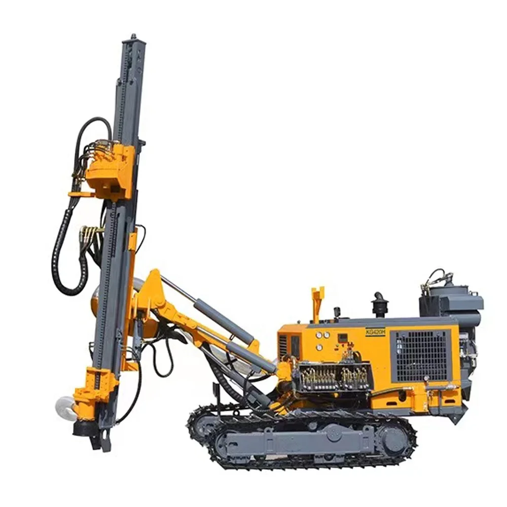 KG420B KG420BH KG420T KG420TH KG420SH KG420S дизельная гидравлическая портативная вращающаяся DTH буровая установка для горных работ