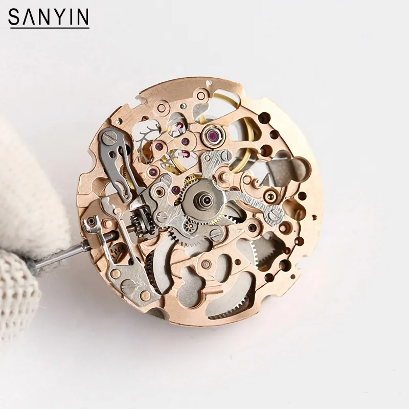 SANYIN Custom Color Modify Mechanical Movement Automatic 8N24 Watch Movement Japan Movement