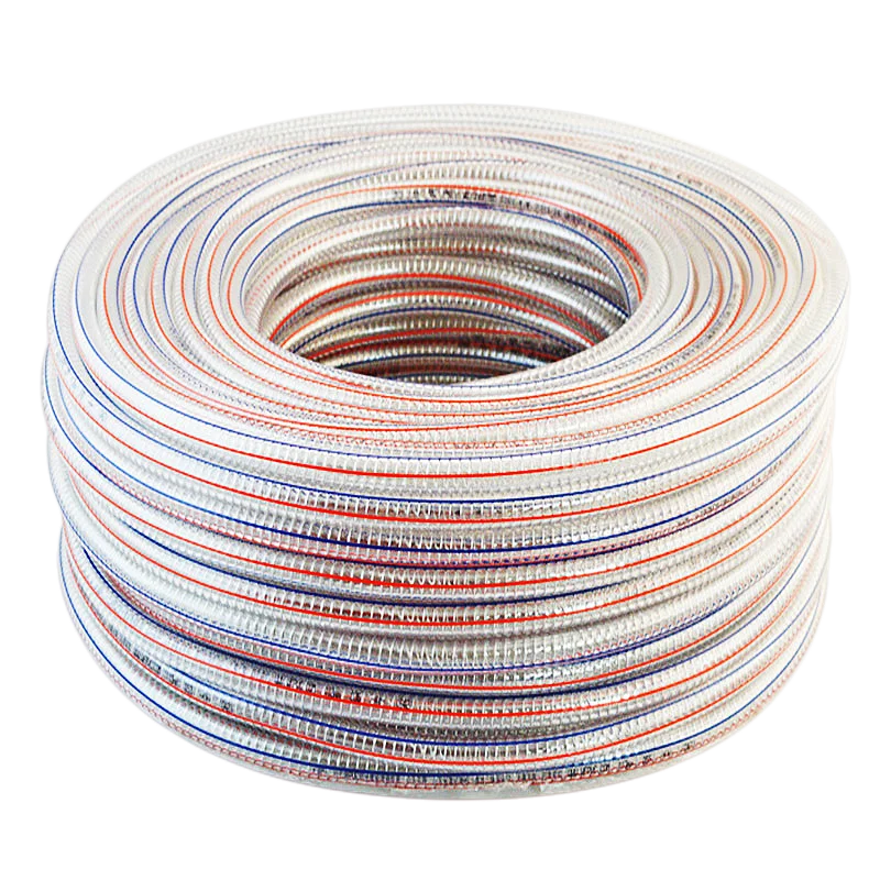 Vacuum Water Hose Pipe Pvc Food Grade Pvc Steel Wire Reinforced Hose