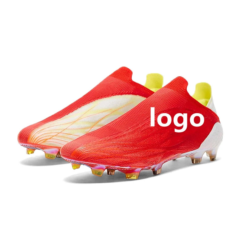 Manufacturer Custom Football Shoes OEM Futsal Boots Stud Turf Indoor Outdoor Black Fg Soccer Shoes