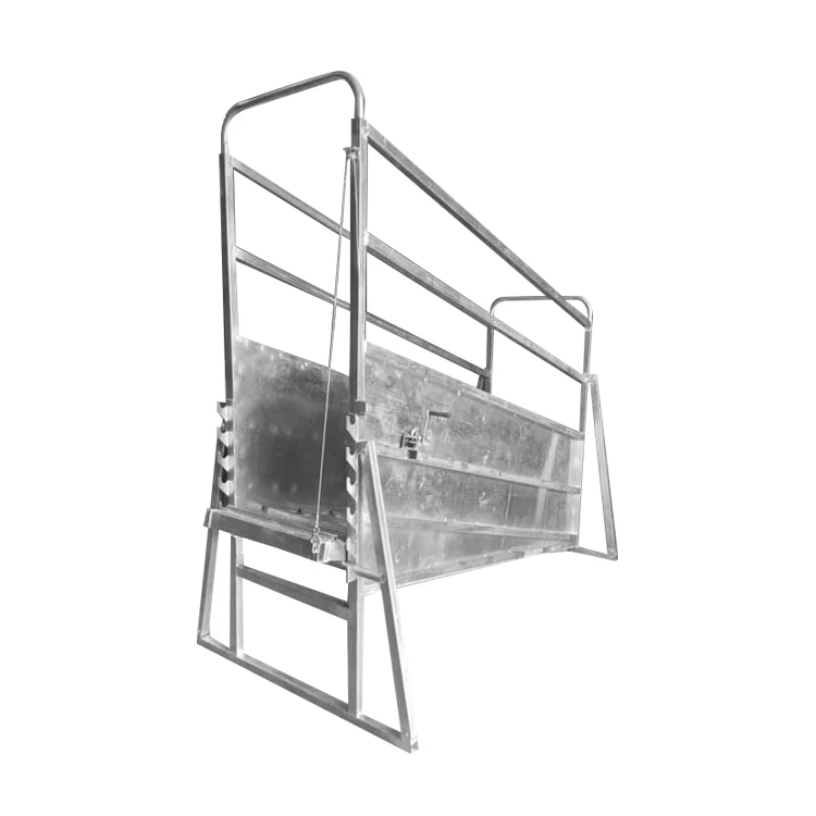 High Quality Farm Livestock Cattle Yard Cattle Loading Ramp Galvanized Steel Loading Ramp for Cattle