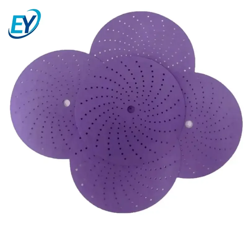 purple sanding disc sand cloth polish wheel grinding