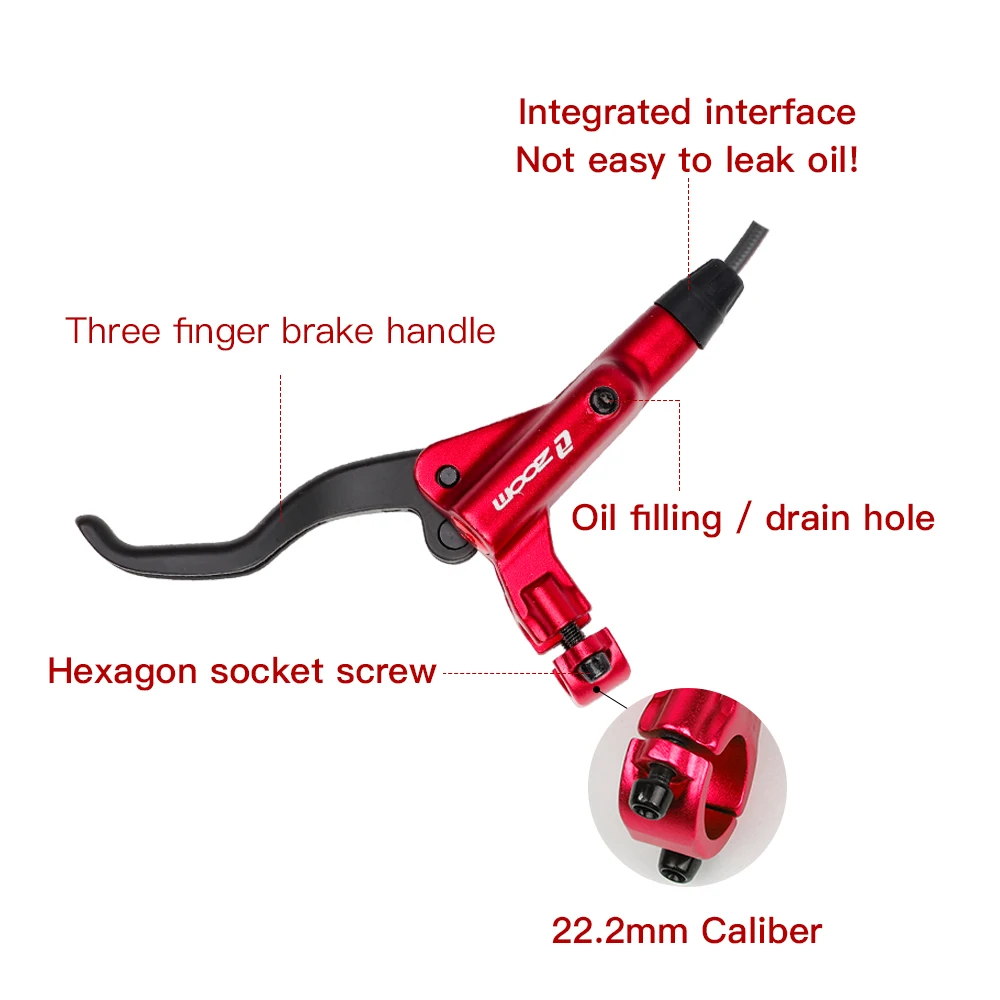  ZOOM HB-875 5 Color Made In China Hydraulic Brakes For Mountain Road Bicycle