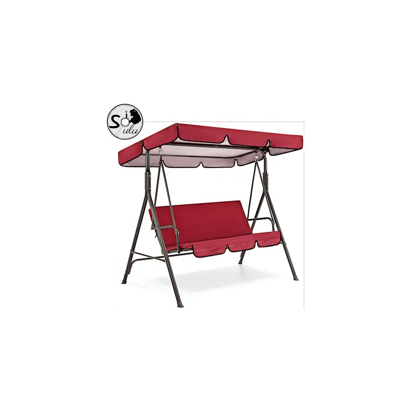 Garden swing top cover + seat can be customized logo