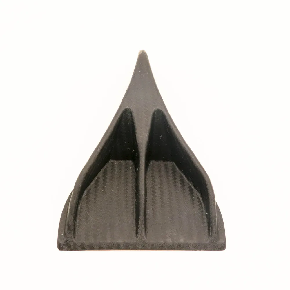 
Racing 10PCS SET Universal Carbon Fiber Look Vortex Generators Roof Shark Fins Spoiler Wing Kit for Car Tr 