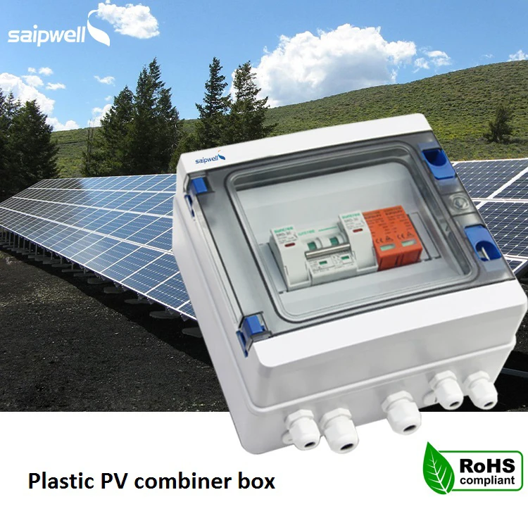 Professional High Quality 1-24 Strings Battery Solar PV Monitor Plastic Combiner Box