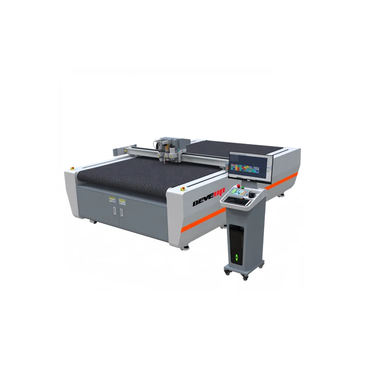 CNC oscillating knife cutter leather Nonwoven Oxford fabric cloth garment carbon fiber Prepreg fiberglass cutting machine