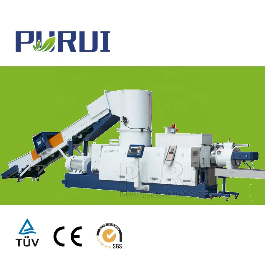 Excellent Performance PP PE Film Granulating Machine Hdpe Ldpe Recycling Pelletizing Line Recycled Polyethylene Pet granulating