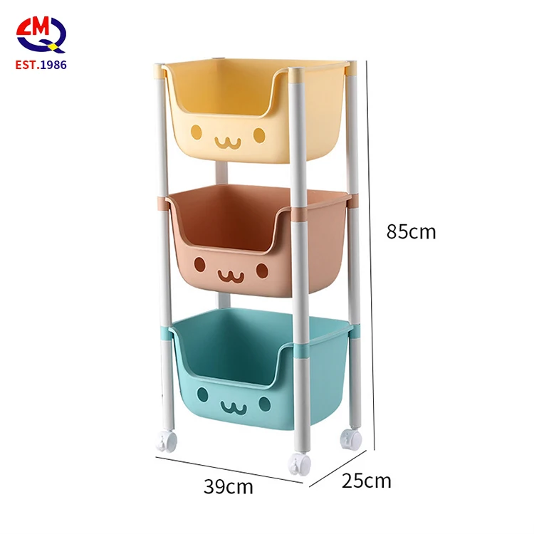 Custom Plastic Kids Furniture Book Shelf Baby Chest Corner Cupboard Rack Drawer Toys Storage Bookshelf Children Cabinets