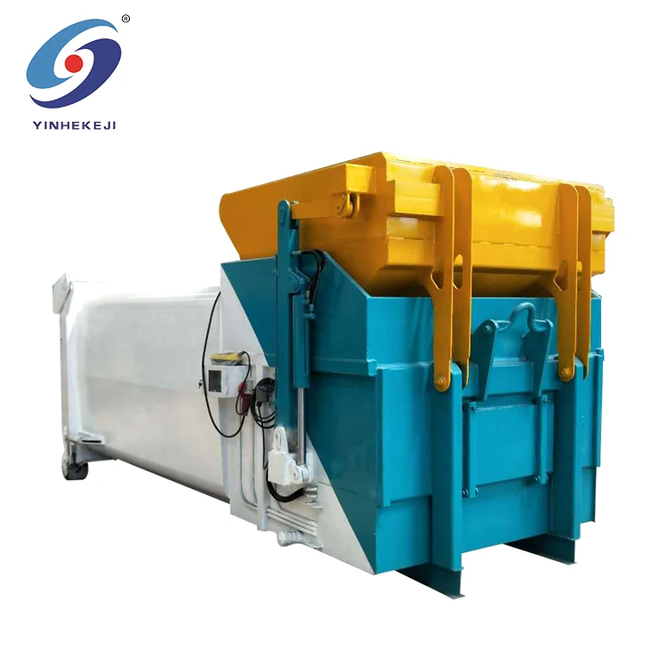 
Fixed Waste Compression Equipment Compactor Machine Solid Waste Compactor Roll Off 