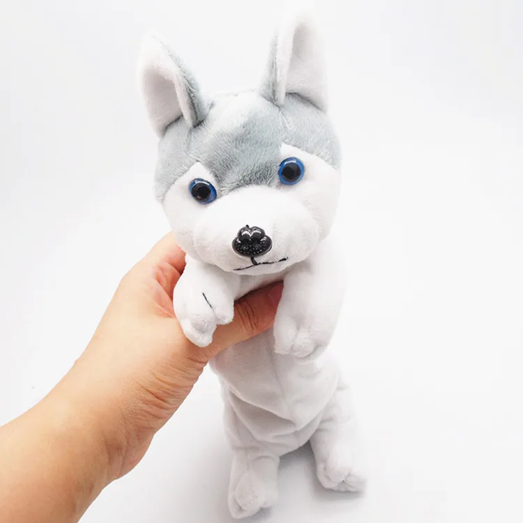New Kawaii Cartoon Plush Dog Puppy Husky Pencil Case