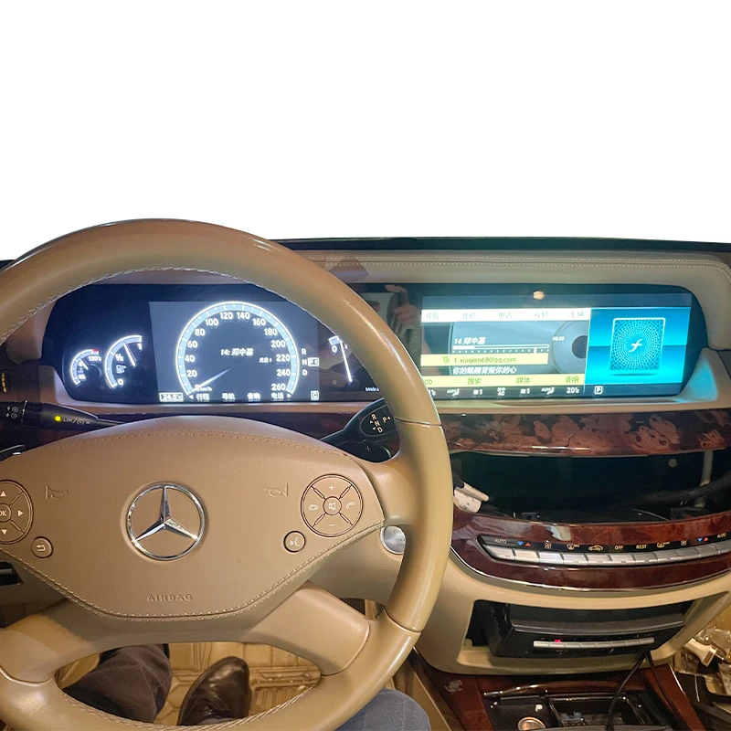 Автомобильный DVD-плеер Navihua 12 3 дюймов с камерой заднего вида GPS-система для Mercedes Benz S Class W221 to W222