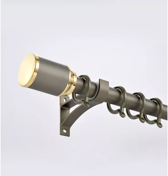 2023 new Luxury gold multifunction suction 46-92 inches big  28mm shower curtain rod pole