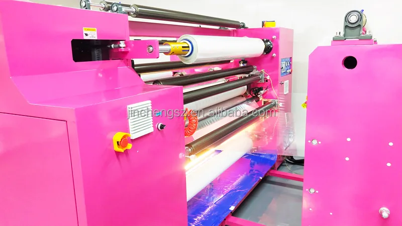 Jumbo Roll PET OCA CPP PC PVC PE Film and  Fabric Automatic laminating machine cutting machine
