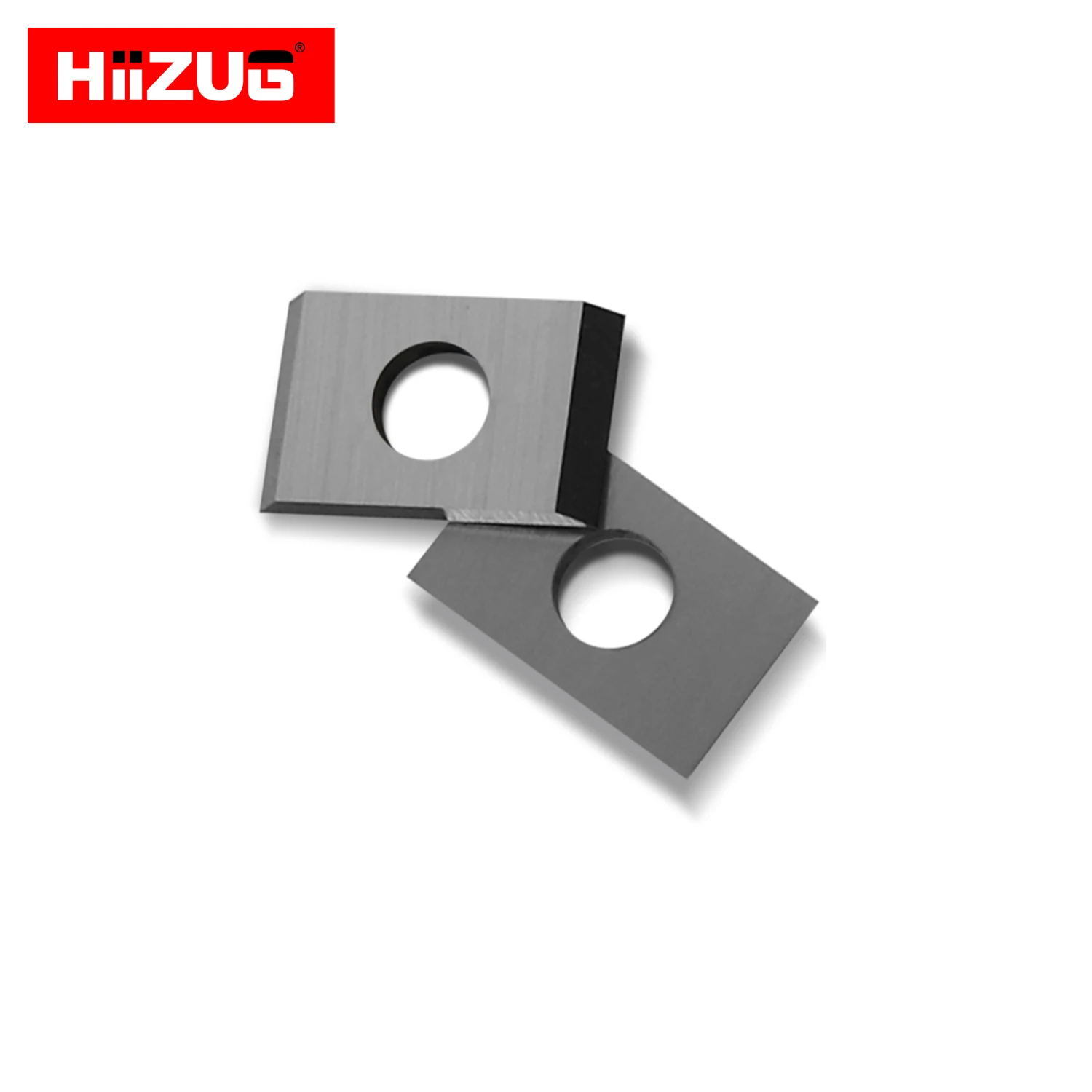 Hiizug 7.5x12x1.5mm Reversible Tungsten Knives 7.5mm Square Carbide Inserts Woodworking Carbide Insert Cutting Tools