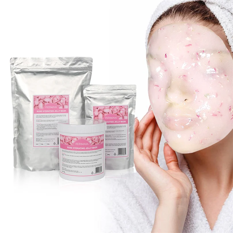 1000g Skin Care Rose Spa Hydro Jelly Mask Powder,Moisturizing Hydrating Collagen Gel Powder Facial Mask