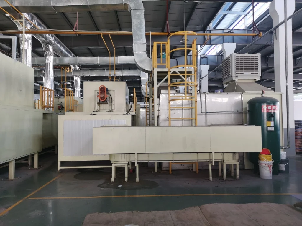 Factory direct sales aluminum cookware outside painting machine spraying coating production line