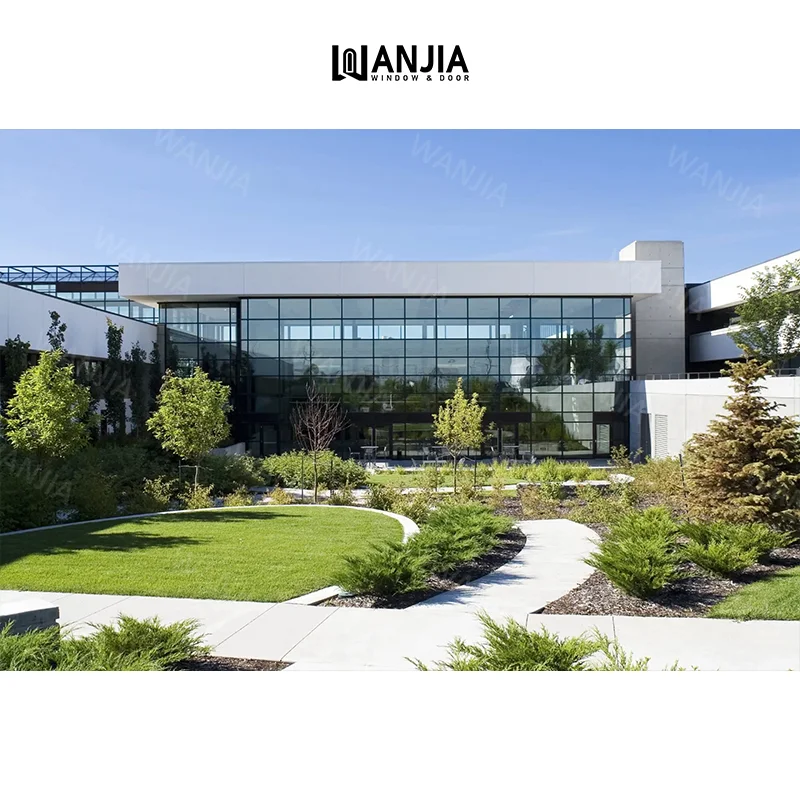 Building facade curtain wall soundproof double glazed curtain wall exterior aluminum curtain wall