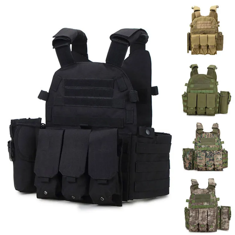 Chaleco Tactico Tactisch Multifunctional Tactical Gear Equipment Supplies Black Security Tactical ballistic Vest for Sale