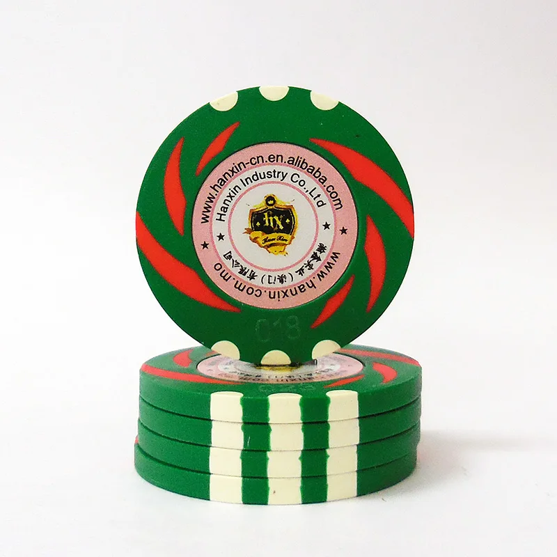 Custom Poker Chips Clay Casino NN Chips Smooth Edge