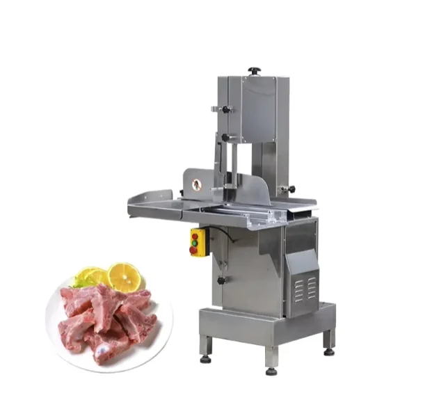 Competitive Price Industrial Splash Water Proof Bone Saw Machine Cutter Meat Fish Lamp Chicken Cow Cutting Frozen Food