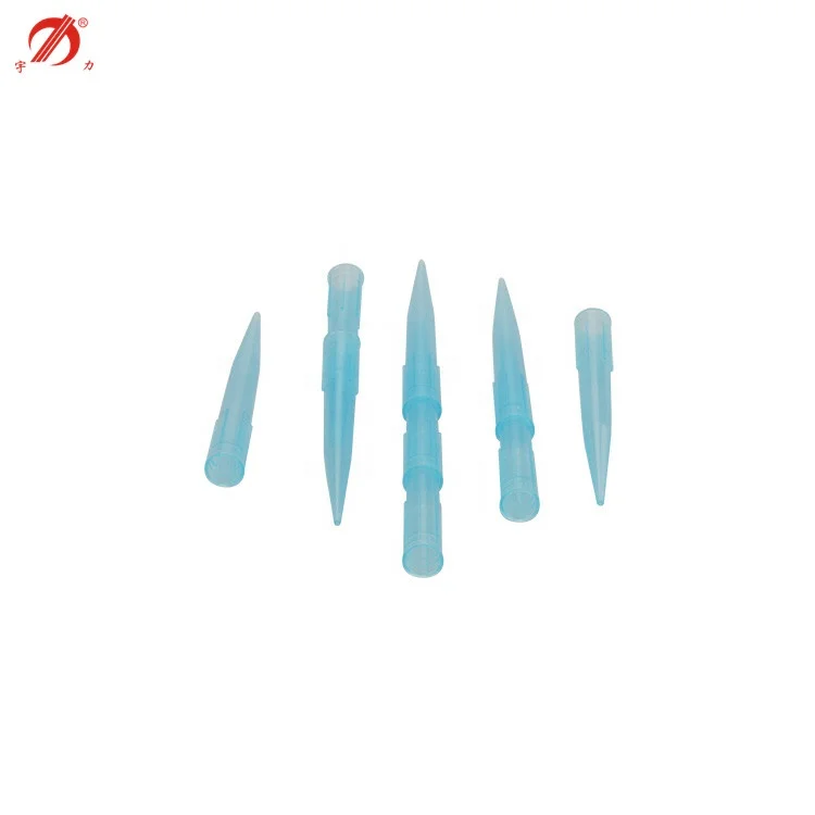 Laboratory 1000ul micropipette tips with a wide bore