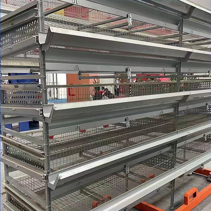 Steel Chicken Farming Prefab House Complete Solutions Automatic Layer Broiler Poultry Cage System Multifunctional Egg Chicken